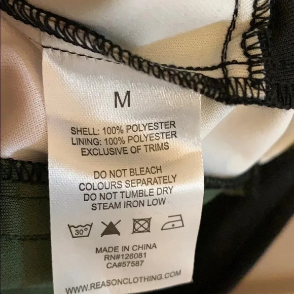 Reason Green Floral  Print Jogger Sweatpants Small NWT - Picture 8 of 9